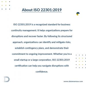 ISO 22301:2019 CERTIFIED FIRMS