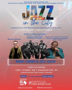 OCTFME LAUNCHES THE INAUGURAL ‘JAZZ IN THE CITY’ DURING BLACK HISTORY MONTH