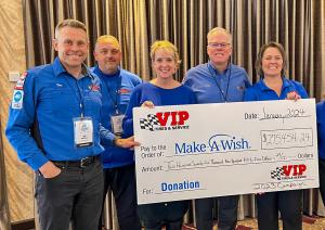 VIP Tires & Service Check Presentation to Make-A-Wish®