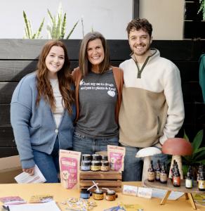 Bryce and Kenzie Francois and Angela Ardolino spoke about pet nutrition and health at Pet Power Studio in Encinitas, California.