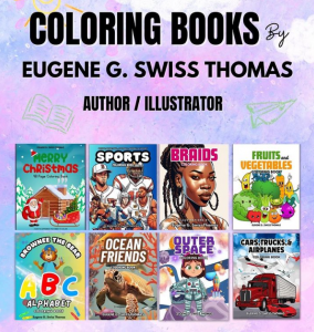 Eugene G. Swiss Thomas Expands His Artistic Reach With New Collection of Coloring Books