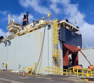 Pacific Shipyards International dock tour