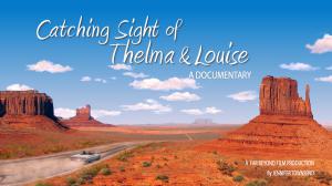 Catching Sight of Thelma and Louise Key Art