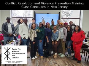 Conflict Resolution and Violence Prevention Training Class Concludes in New Jersey