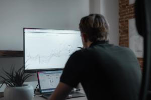 Professional reviews financial trends