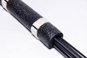 SPEEDWRAP® High Speed Cinch Straps on foam over pipes