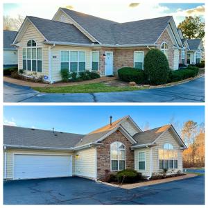 This single level open floor plan home measures 1,582 +/- finished sf. with a 418 +/- sf. attached 2 car garage, and features an eat-in kitchen (all appliances convey); dining area; living room w/gas fireplace; large sun room; laundry/mud room; attic
