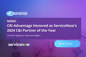 CRI Advantage Wins Prestigious ServiceNow Partner Award