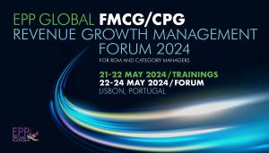 Discover Revenue Growth Management Excellence at the EPP GLOBAL FMCG/CPG Revenue Growth Management Forum 2024