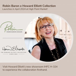 With a shared passion for innovative design and quality craftsmanship, Howard Elliott and Robin Baron have created a collection that reflects Baron's distinct aesthetic and vision for home decor.