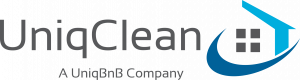 Logo of UniqClean, professional Airbnb and vacation rental cleaning service, announcing expansion to San Antonio