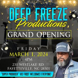 Super Producer Vic Frost Launches New Podcast Studio in Fayetteville, NC
