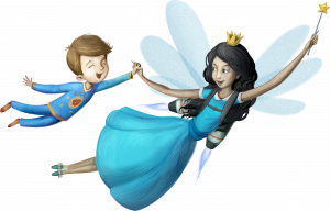 Gabriel's flies with the Tooth Fairy