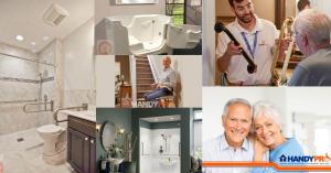 According to HandyPro, many seniors make the following modifications to upgrade their homes to allow them to stay safely and comfortably as they age in place