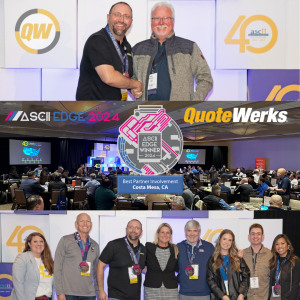 QuoteWerks Awarded "Best Partner Involvement" at ASCII EDGE Event in Costa Mesa, California