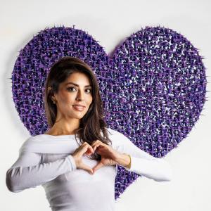 Contemporary artist Susana Anaya's new artwork ‘Infinite Layers of Inclusion’, inspired by the IWD 2024’s theme of #InspireInclusion.