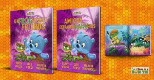 Luis Fonsi and Barry Waldo's new children's picture book, Amigos ExtraordiRANArios (UnFROGettable Friends)