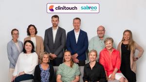 Group picture of the team at Salveo Healthcare