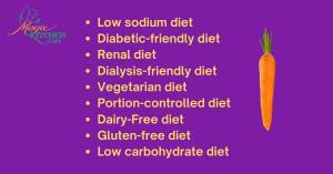Special Diet Menus