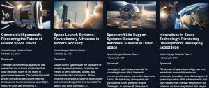 Space voyagers website section - spacecraft articles