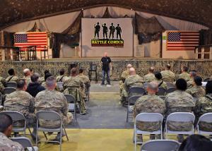 Don Barnhart Entertaining The Troops Around The World