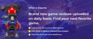 gaming news website section