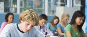 Students taking assessment