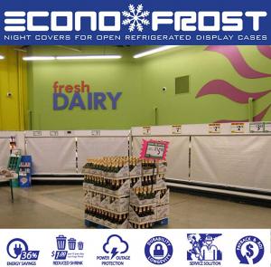 Cortinas Nocturnas para Proteger los Alimentos Frescos, Extender su Vida Util y Ahorrar Energia en Supermercados y Tiendas de Abarotes