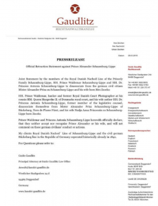 Guido Gaudlitz Press Release