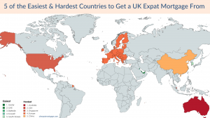 RESEARCH: The Easiest And Hardest Countries To Get A UK Expat Mortgage From