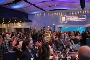 Participants at the AJC Top Workplaces Event