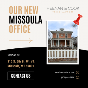 Visit our new location at 310 S. 5th St. W., #1, Missoula, MT 59801