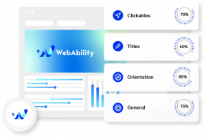 WebAbility.io dashboard