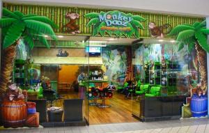 Monkey Dooz Salon & Spa - A vibrant kids' salon set to style and inspire! Rainforest themed, haircuts, pampering, and parties.