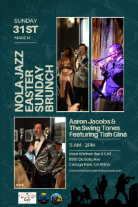 Aaron Jacobs & The Swing Tones play Easter Sunday Brunch with NOLA Jazz