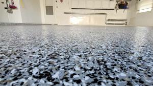 garage polyurea coated