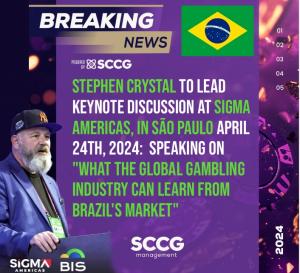Stephen Crystal to Lead Keynote Discussion at SIGMA Americas, in São Paulo April 24th