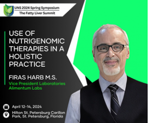 firas Harb presents Nutrigenomics and the UNS spring sympo