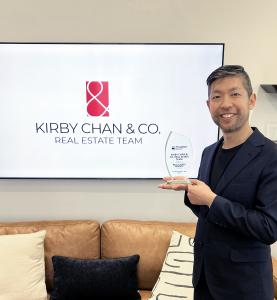 Kirby Chan celebrates winning ThreeBestRated Award