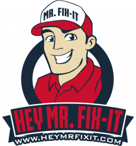 The logo of Hey Mr. Fix It