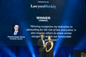 Francis Caesar Devine Speaking