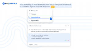A product screenshot