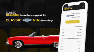 Decoding a Classic Chevy easily using Classic Decoders VIN Check tool