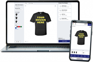 Apparel Designer on Laptop and Smartphone