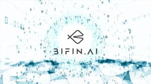 Bifin AI logo in bits and vectors