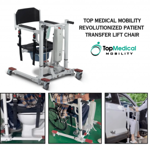 Experience the future of patient care with the all-new Patient Transfer Lift Chair by Top Medical Mobility.