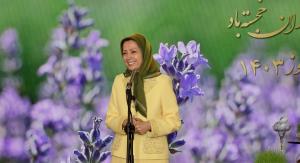 NCRI President-Elect Maryam Rajavi Declares Iranian New Year As the Year of Rebellion and Uprising