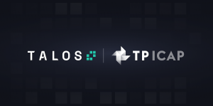 Talos logo and TP ICAP logo