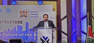 Arvind Srinivasan speaking at NPKI forum event