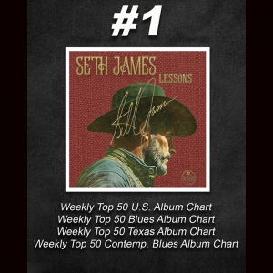 Qualified Records Artist Seth James Dominates Roots Music Report Charts with Four #1 Hits